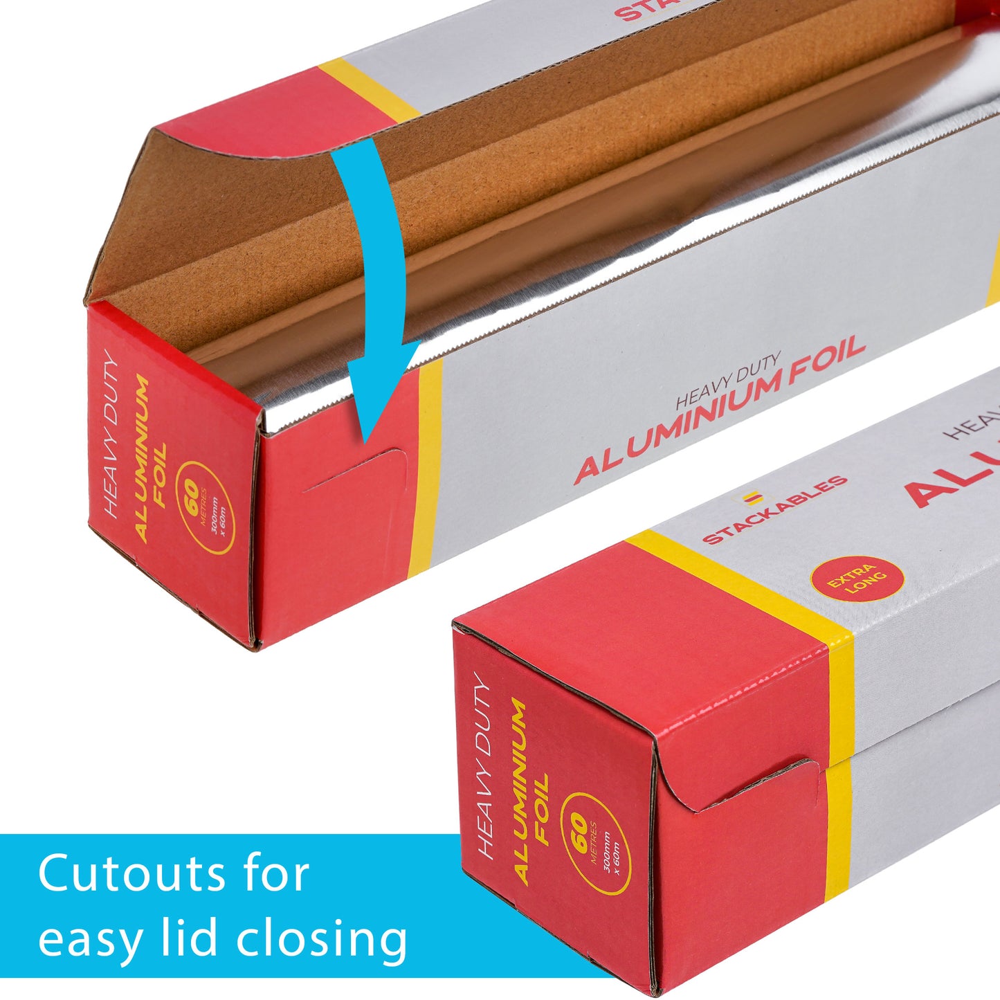 Heavy-Duty Aluminum Foil Roll – 60m x 30cm