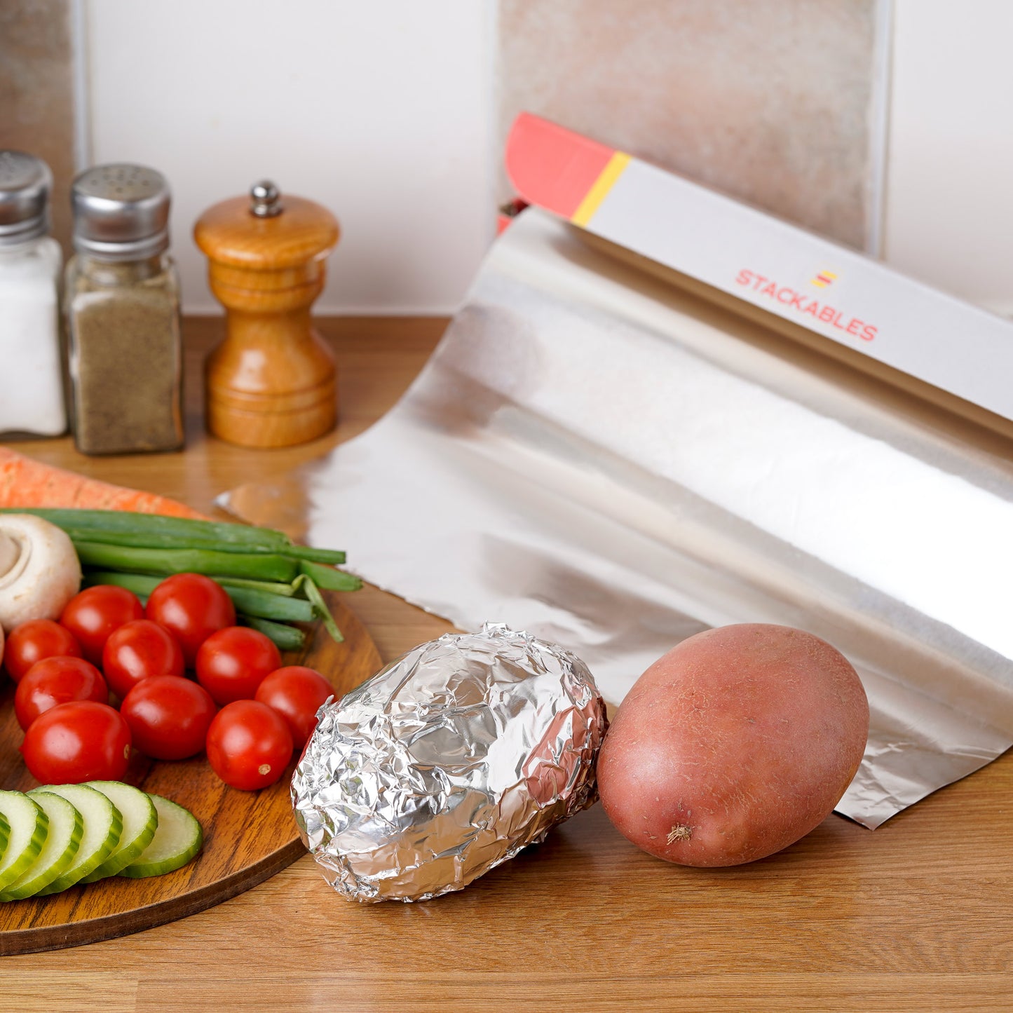 Heavy-Duty Aluminum Foil Roll – 60m x 30cm