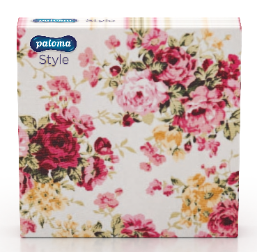 20 Pack Floral Rose Print 3-Ply Paper Napkins (33x33 cm)