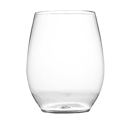 6-Pack 12 oz Clear Shatterproof Plastic Goblets - Elegant Drinkware for Any Occasion