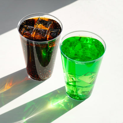 40-Pack 14 oz Clear Plastic Cups - Great for Large Beverages and Cold Drinks