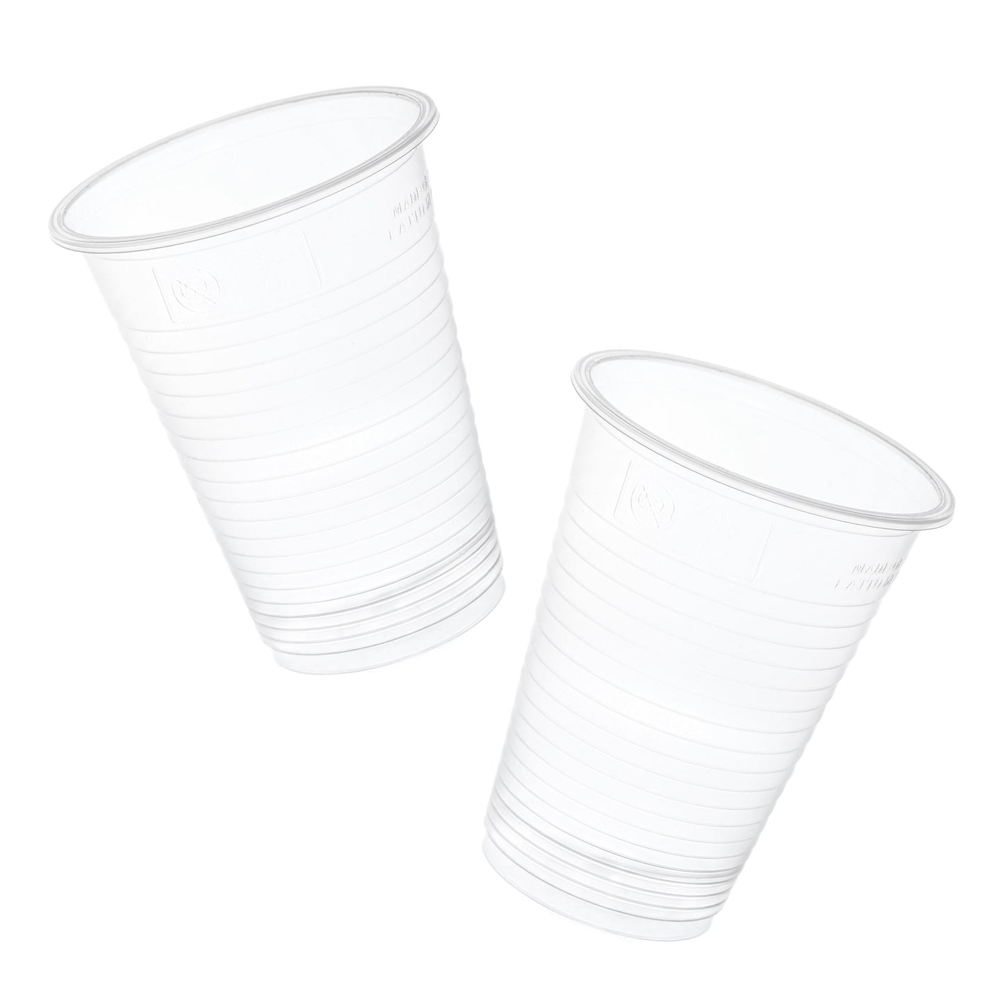 100 Pack 7 oz (200 ml) Clear Plastic Cups – BPA-Free, Sturdy, Ideal for Parties and Beverages