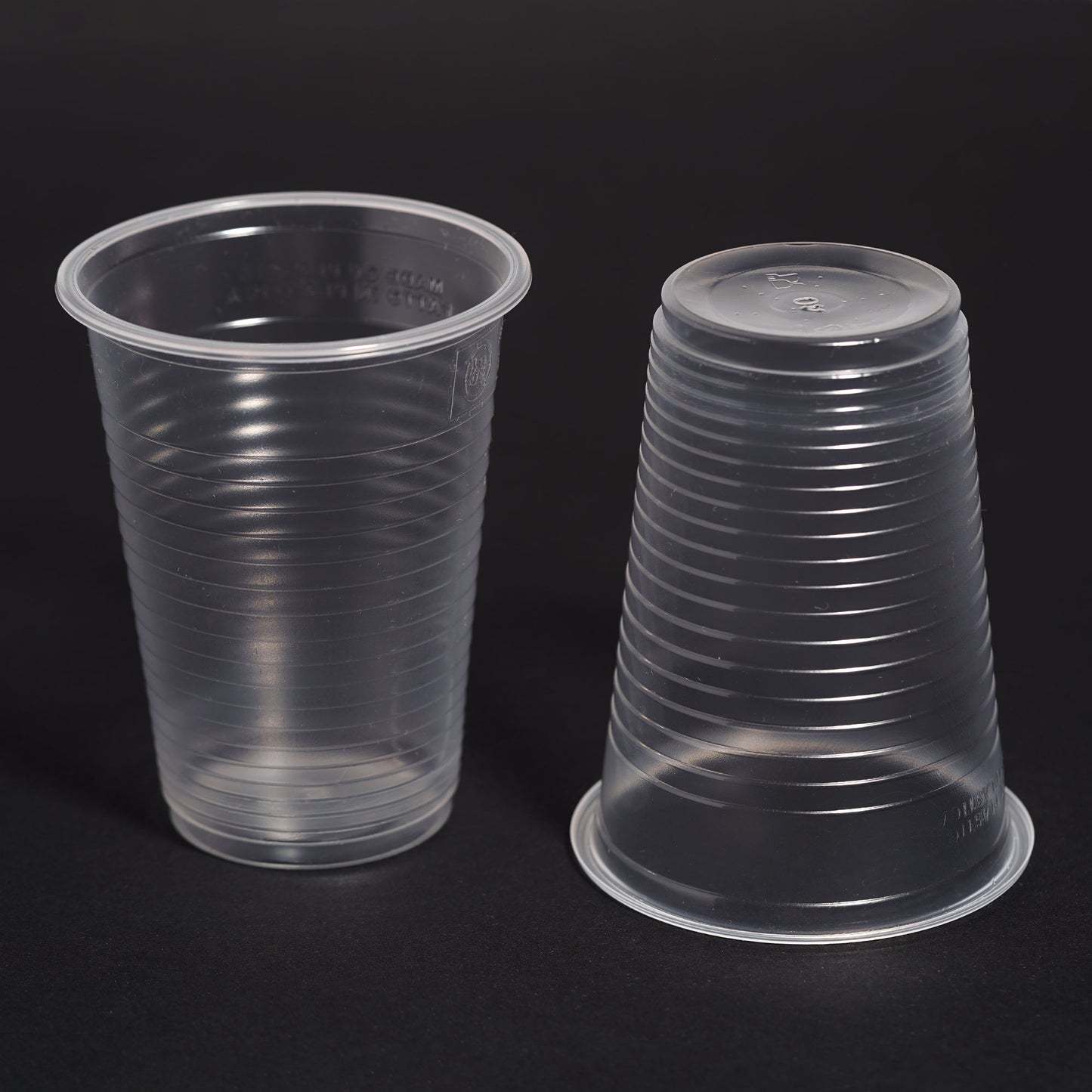 100 Pack 7 oz (200 ml) Clear Plastic Cups – BPA-Free, Sturdy, Ideal for Parties and Beverages