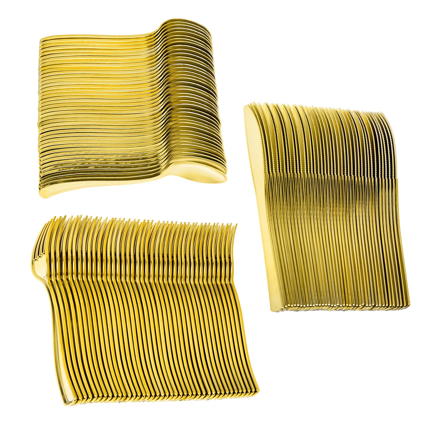 120-Piece Premium Gold Cutlery Set (40 Settings)