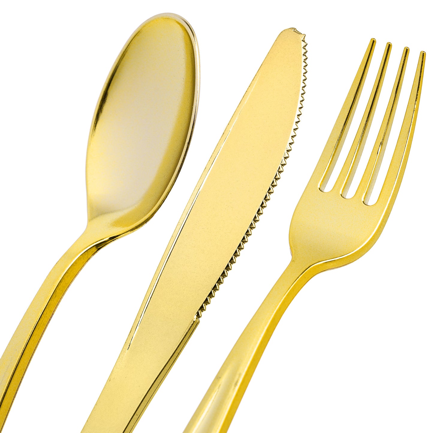 120-Piece Premium Gold Cutlery Set (40 Settings)