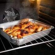 10-Pack Aluminum Foil Baking Pans with Lids, 30cm x 25cm, 3L